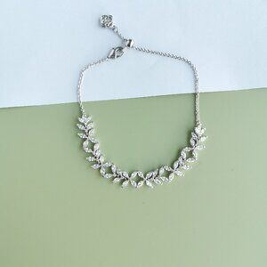 Kendra Scott Rosalie White CZ Tennis Bracelet - Silver
